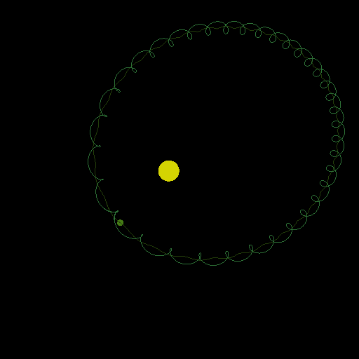 preview image of a wide shot of planets and trajectory lines